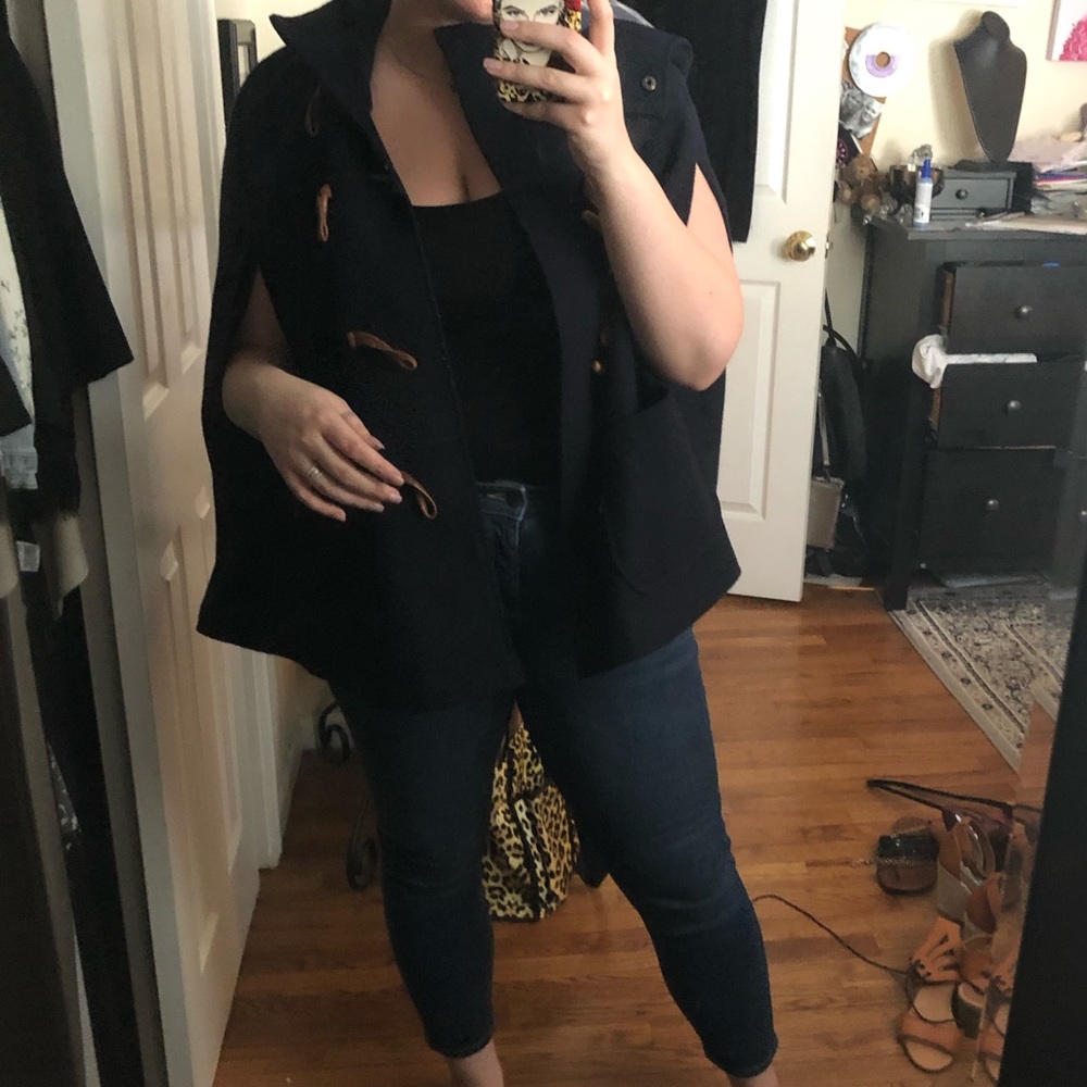Navy cape